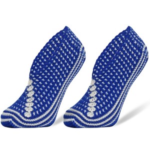 Crochet Hand Knit Slippers for Women Socks 1 Pair Shoe Size 5-7 - 1 of 3