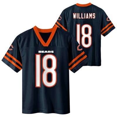 NFL Chicago Bears Caleb Williams #18 Youth Short Sleeve Jersey
