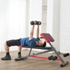 VEVOR Multi-Functional Weight Bench for Full Body Workout, Roman Chair Hyperextension Bench, 660 lbs Adjustable Extension Equipment, Black - 2 of 4