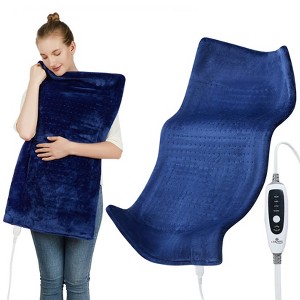 Heating Pad for Back Pain Relief, 33"x17" Extra Large Electric Heating Pads for Cramps Neck and Shoulders, Moist & Dry Heat Therapy,Machine Washable - 1 of 4