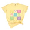 Simply Sage Market Checkered Bunny Outline Coquette Garment Dyed Tee - 2 of 4