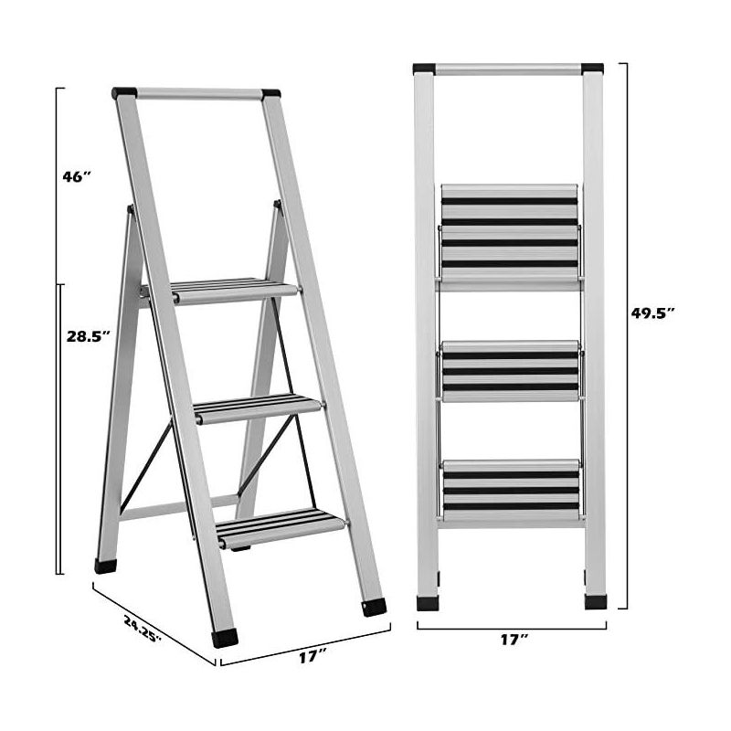 Step Ladder Modern  - Beautiful  Aluminum  - By SORFEY, 2 of 7