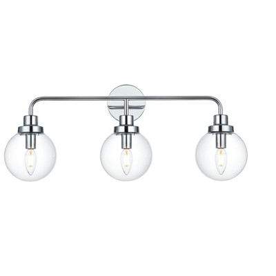 Elegant Lighting Hanson 28 inch Wall Sconce in Chrome