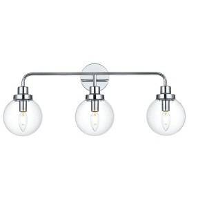 Elegant Lighting Hanson 28" Wall Sconce, Sleek Linear Indoor Fixture - 1 of 4