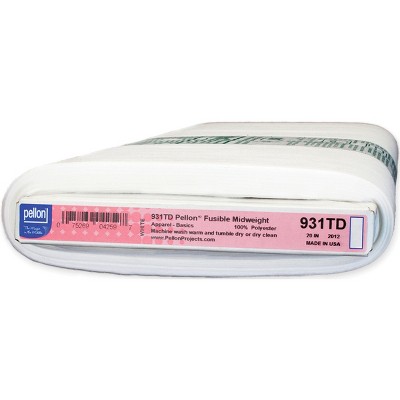 Pellon Fusible Midweight Interfacing-White 20"X25yd FOB: MI