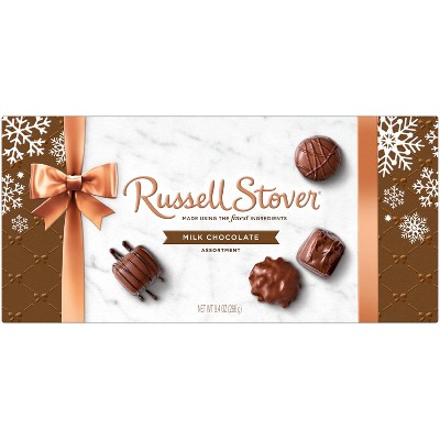 Russell Stover Holiday Milk Chocolate Gift Box - 9.4oz