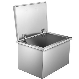 coucheta Stainless Steel Drop in Ice Chest - Commercial Ice Bin for Outdoor Kitchen Ice Bar & Cold Beverages - 1 of 4