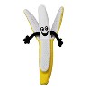 KONG Better Buzz Banana Cat Food Shaped Toy - image 2 of 3