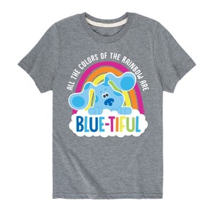 Boys' - Blue's Clues & You! - All The Colors Of The Rainbow Are Blue-tiful Short Sleeve Graphic T-Shirt - 1 of 4