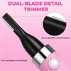 YEVYO Electric Eyebrow Trimmer for Women, USB Rechargeable Painless Electric Eyebrow Razor - Pink - 3 of 4