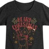 Girls' - Winnie the Pooh - Pooh Wishes A Beary Christmas Fitted Short Sleeve Graphic T-Shirt - 2 of 4