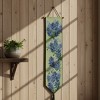 Cotton Blend Bell Pull – Blue Bonnet – 9 x 41 Inch by Manual Woodworkers and Weavers - 2 of 3