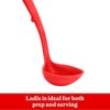 Betty Crocker Silicone 13 Inch Ladle, Red - 2 of 4