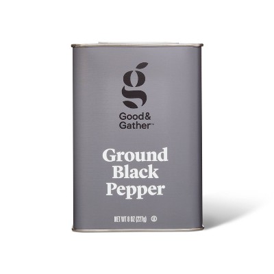 Ground Black Pepper - 8oz - Good &#38; Gather&#8482;