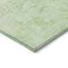 Mint Green Artichoke Green And Ivory Floral Washable Indoor Outdoor Area Rug - 4 of 4
