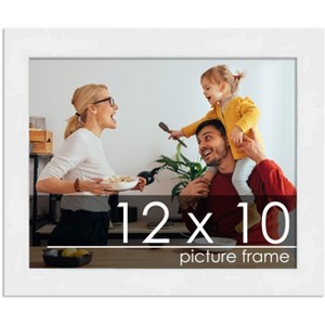 PosterPalooza | 12x10 Wood Frame with UV Acrylic, 6 Finishes: Black, White, Bronze, Silver, Wood, Mahogany - 1 of 4