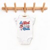 The Juniper Shop Red White and Cute Firework  Flutter Sleeve Bodysuit - 3 of 4
