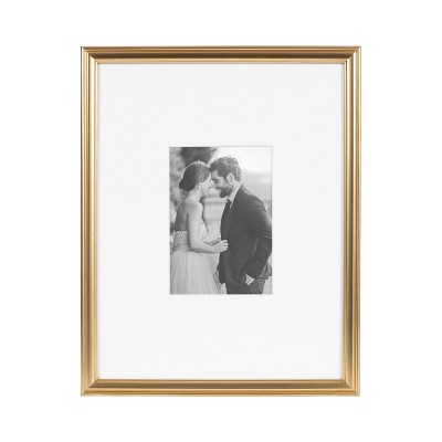 Gold 5x7 Polystyrene Wall Gallery Picture Frame Set
