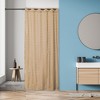 Evideco French Home Goods Extendable Tension Shower Curtain Rod, Available in 4 Colors and 2 Sizes - 2 of 4