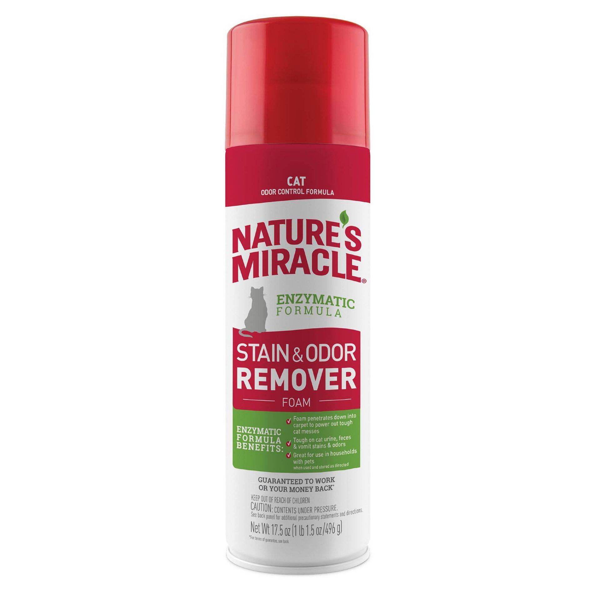 Nature's Miracle Cat Stain & Odor Aerosol - 17.5oz