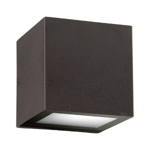 Quorum Lighting Ion LED Outdoor Wall Mount in Oiled Bronze, 1 Light, Wet Rated - 1 of 1