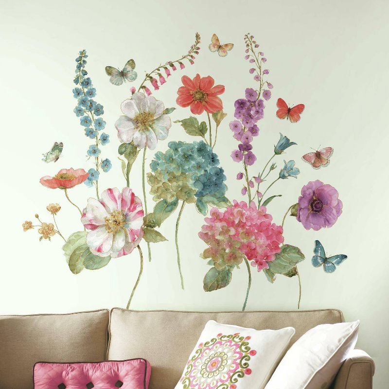 Lisa Audit Garden Flowers Peel and Stick Giant Wall Decal - RoomMates, 6 of 9