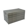 WELLFOR 200 gal Rattan Patio Deck Box Gray - 2 of 4