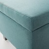 CAVINAS Modern 39" Storage Ottoman Bench,Footstool with Hidden Storage,Storage Bench for Living Room,Bedroom,Office - 4 of 4