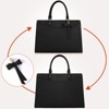 Laptop Bag for Women 15 Inch PU Tote Bag Business Office Work Bag Waterproof Briefcase - 4 of 4