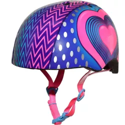Raskullz LED Hearts Straps Child Bike Helmet