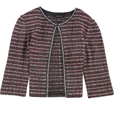 St. John Womens Tweed Blazer Jacket
