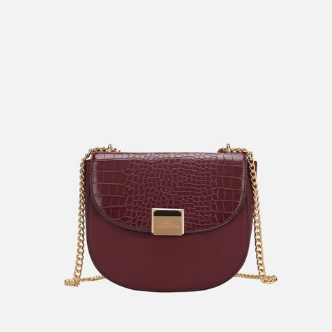 MKF Collection Brooklyn Crocodile Embossed Vegan Leather Shoulder Bag by Mia K