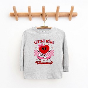 The Juniper Shop Little Miss Valentine Skateboard Youth Long Sleeve Tee - 1 of 3