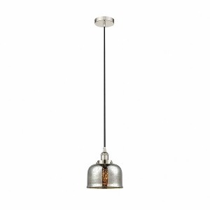 Bell - 1 Light Cord Hung Mini Pendant In Modern Style-9.5 Inches Tall and 8 Inches Wide - 1 of 1