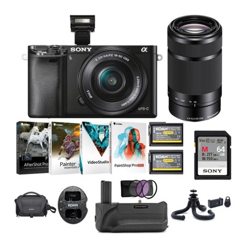 Sony Alpha A6000 24.3mp Mirrorless Camera With 16-50mm And 55