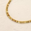 Women Beaded Bracelet Gold Double Layer Gemstone 14K Simple Dainty Handmade Chain Everyday Boho Beach Jewelry - 4 of 4