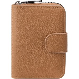 FATMOON Women’s Wallet - RFID Blocking Card Holder Wallet - for Daily Commuting, Travel, and Daily Use, with 11 Card Slots & ID Window - 1 of 4