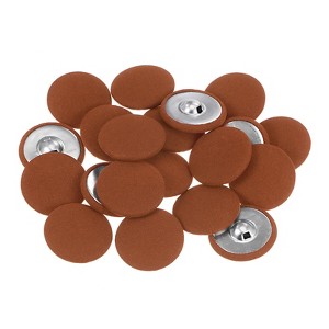 Unique Bargains Metal Shank Round Cloth Covered DIY Sewing Buttons 20 Pcs - 1 of 4
