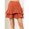 Women's Corduroy Ruffle Skirt - VERY J - 2 of 2