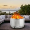 Smokeless Fire Pit 304 Stainless Steel w/360° Heat & Adjustable Airflow, Portable Wood Burning Fire Bowl for Camping, Backyard - 2 of 4