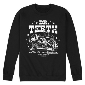 Men's - The Muppets - Dr. Teeth and The Electric Mayhem North American Tour Graphic Fleece Sweatshirt - 1 of 4