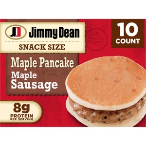Jimmy Dean Frozen Maple Pancake and Mini Sausage - 15oz/10ct - 1 of 4