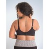 Leading Lady The Alyssa - Seamless Wirefree Nursing Bra in Jet Black, Size: 3XL. - image 4 of 4