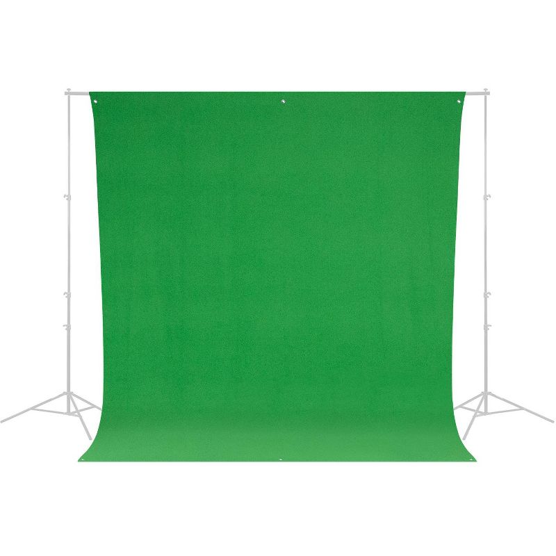 Westcott Wrinkle-Resistant Backdrop (Green Screen, 9' x 10'), 1 of 3