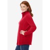 Woman Within Plus Size Microfleece Quarter-Zip Pullover - 4 of 4