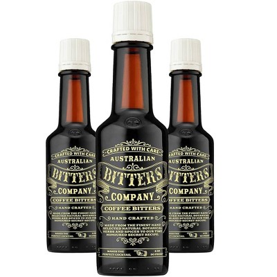 Australian Bitters Company Coffee Bitters 3 Pack: Elevate Your Cocktails with 4oz Bottles Perfect for Classic Mixed Drinks