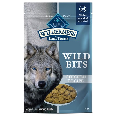 Blue Buffalo Wilderness Trail Treats Wild Bits High Protein Grain-Free Soft-Moist Training Dog Treats Chicken Recipe