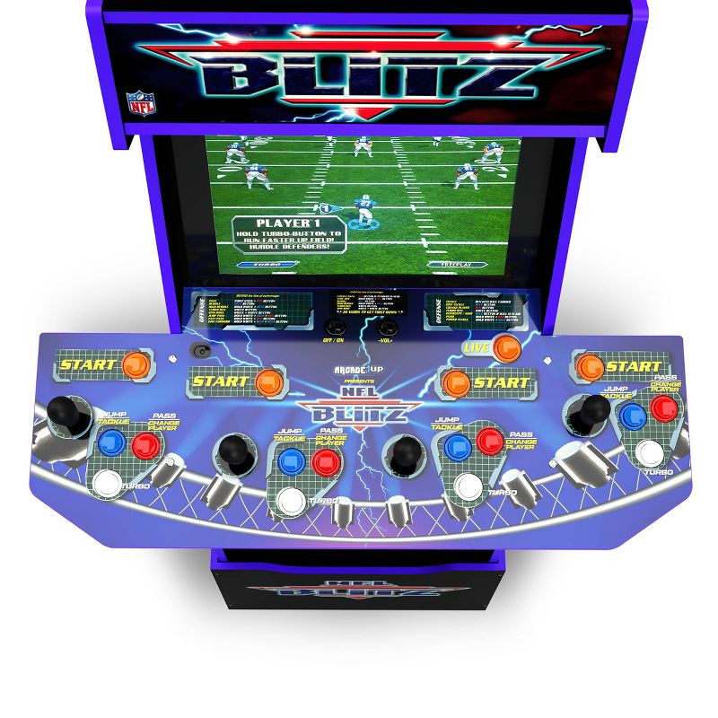 Arcade1Up NFL Blitz Home Arcade, 4 of 14