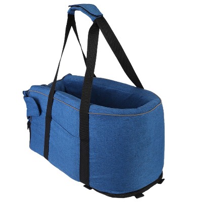 iMountek Console Pet Car Seat with Storage Pocket Machine Washable Pet Seat Fit For Small Dog Cat