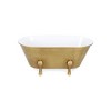 Cheung's Lavande Small Golden Metal Tub Decor - 3 of 4